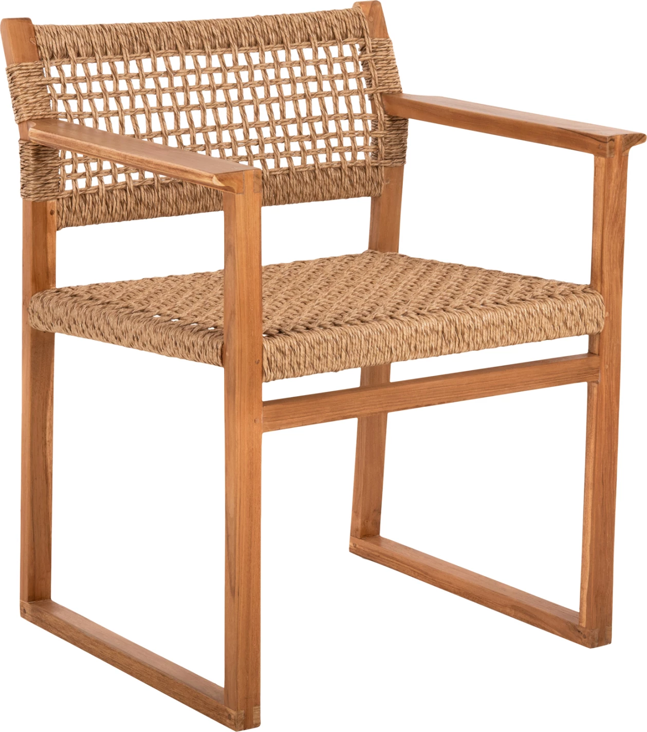 Karrige NARLEY FH9824 dru tik - litar sintetik, ngjyrë natyrale, 61x53x76H cm