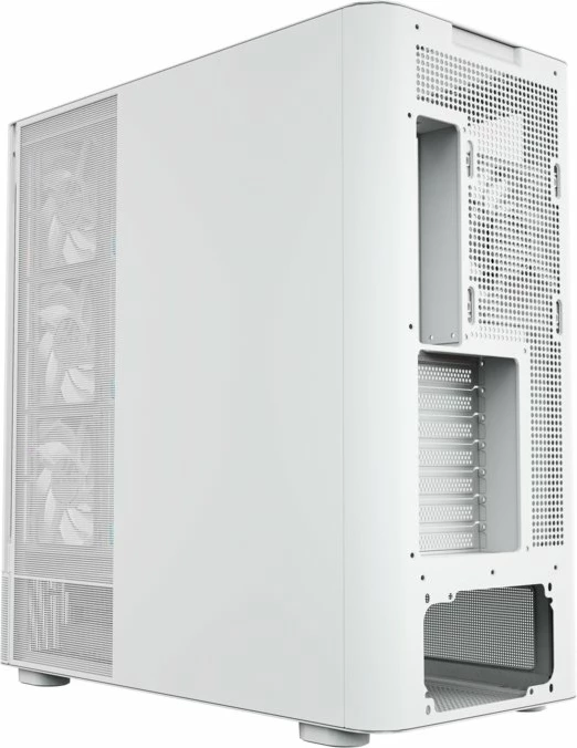 Kasë XYZ PC GEAR Quantum ARGB Midi Tower ATX/Micro-ATX/Mini-ITX, e bardhë, me 4 ventilatorë ARGB (X-CS-QUANTUM-W)
