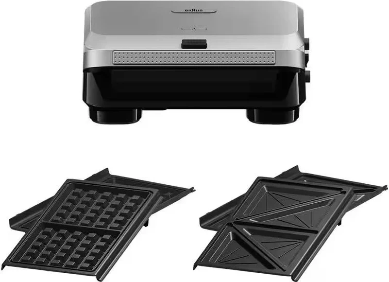 Toster Braun 5 SM5005, 800 W, argjendi / i zi