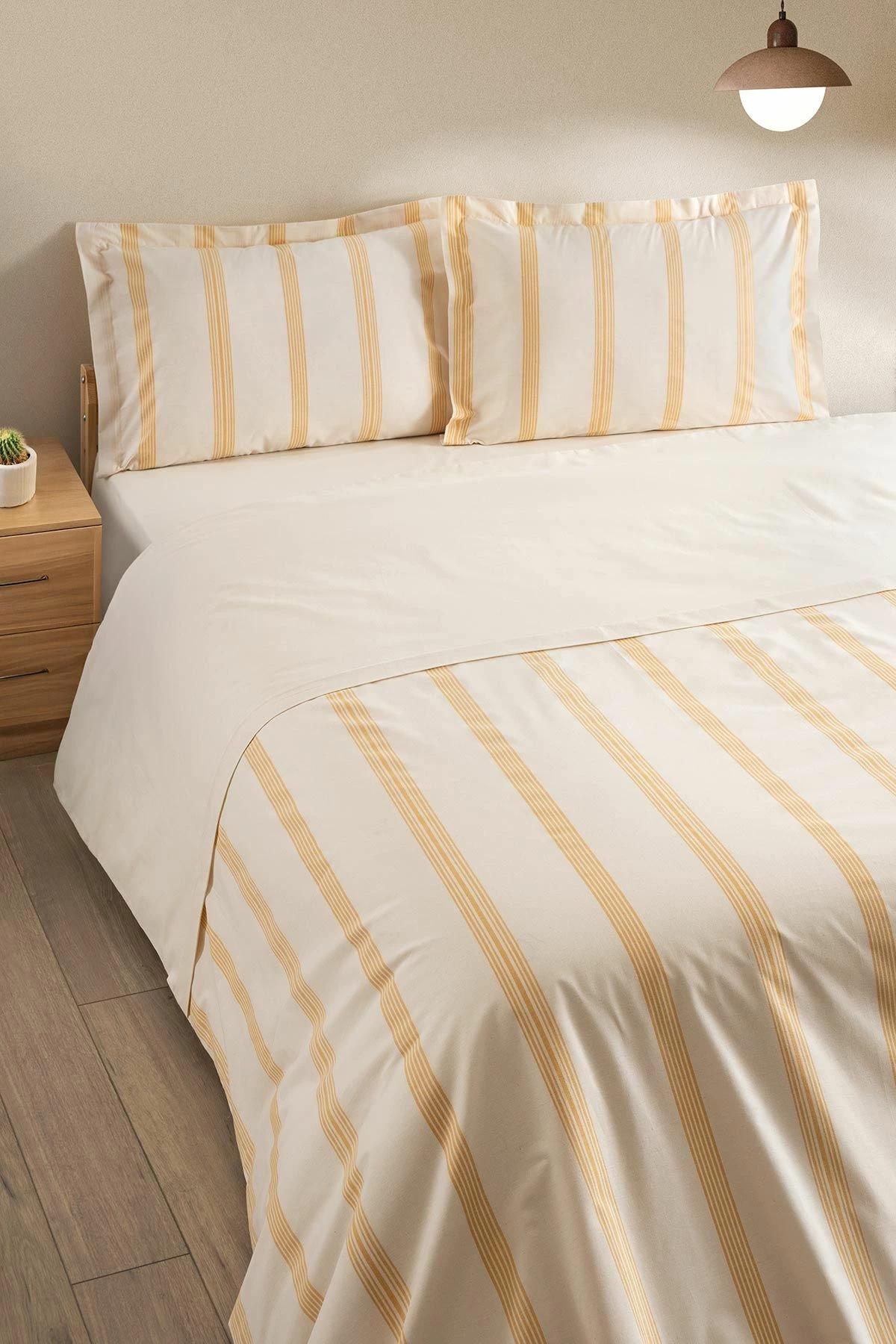 Set mbulesë për jorgan dopio, L'Essentiel Linge de Maison, Asos, ngjyrë mustard