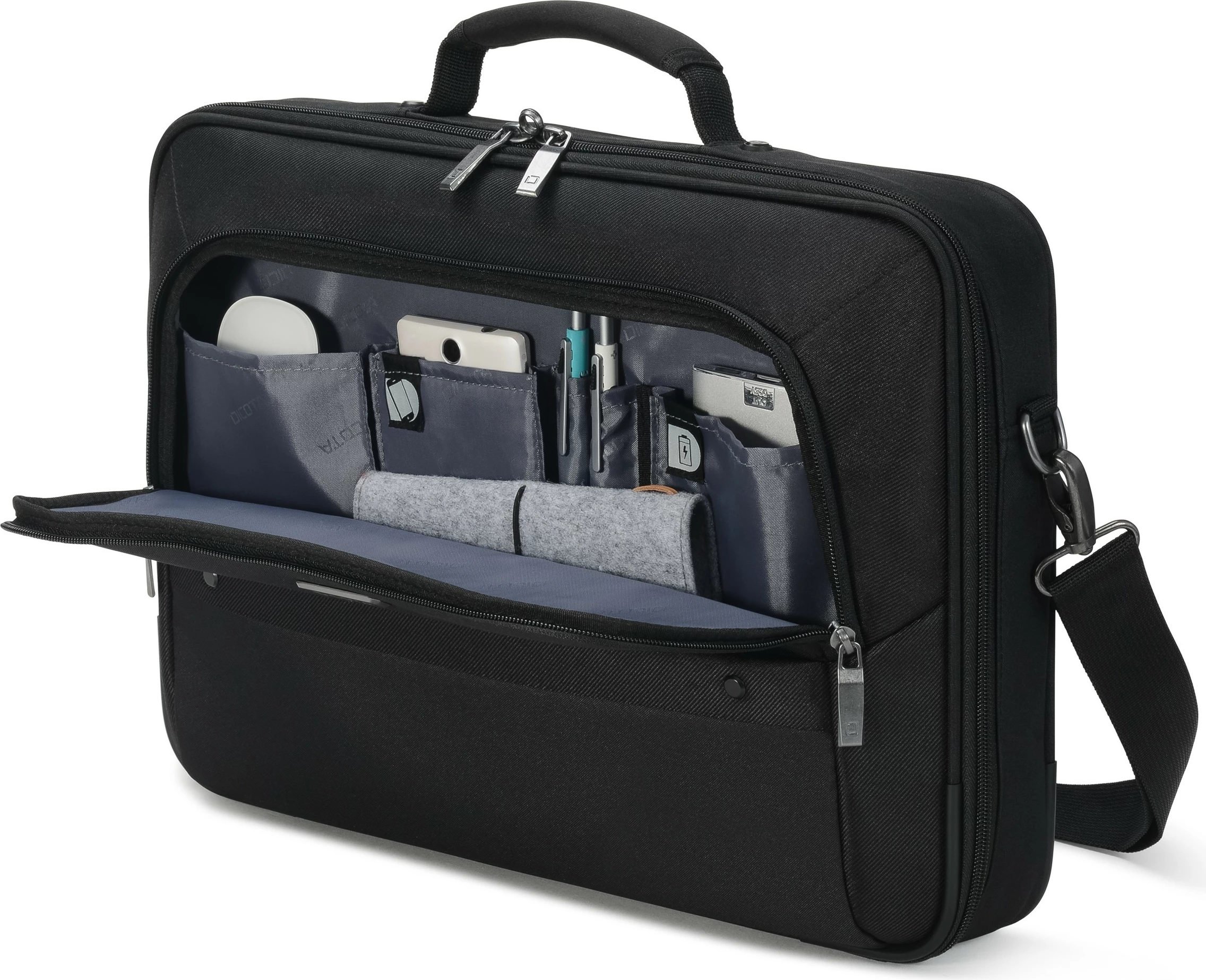 Çantë messenger DICOTA Eco Multi SELECT 14-15.6, e zezë