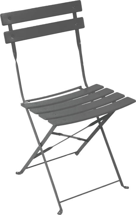 Karrige Bistro metalike palosëse, ngjyrë antracit, set prej 2 copash, 42x46x82cm