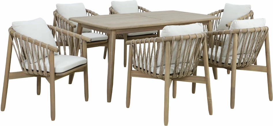 Tavolinë Etoile, ngjyrë natyrale, 160.3x90.5x74cm