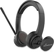 Kufje me mikrofon MediaRange MROS307, Wireless Bluetooth 5.2, 55 orë, USB-C, të zeza