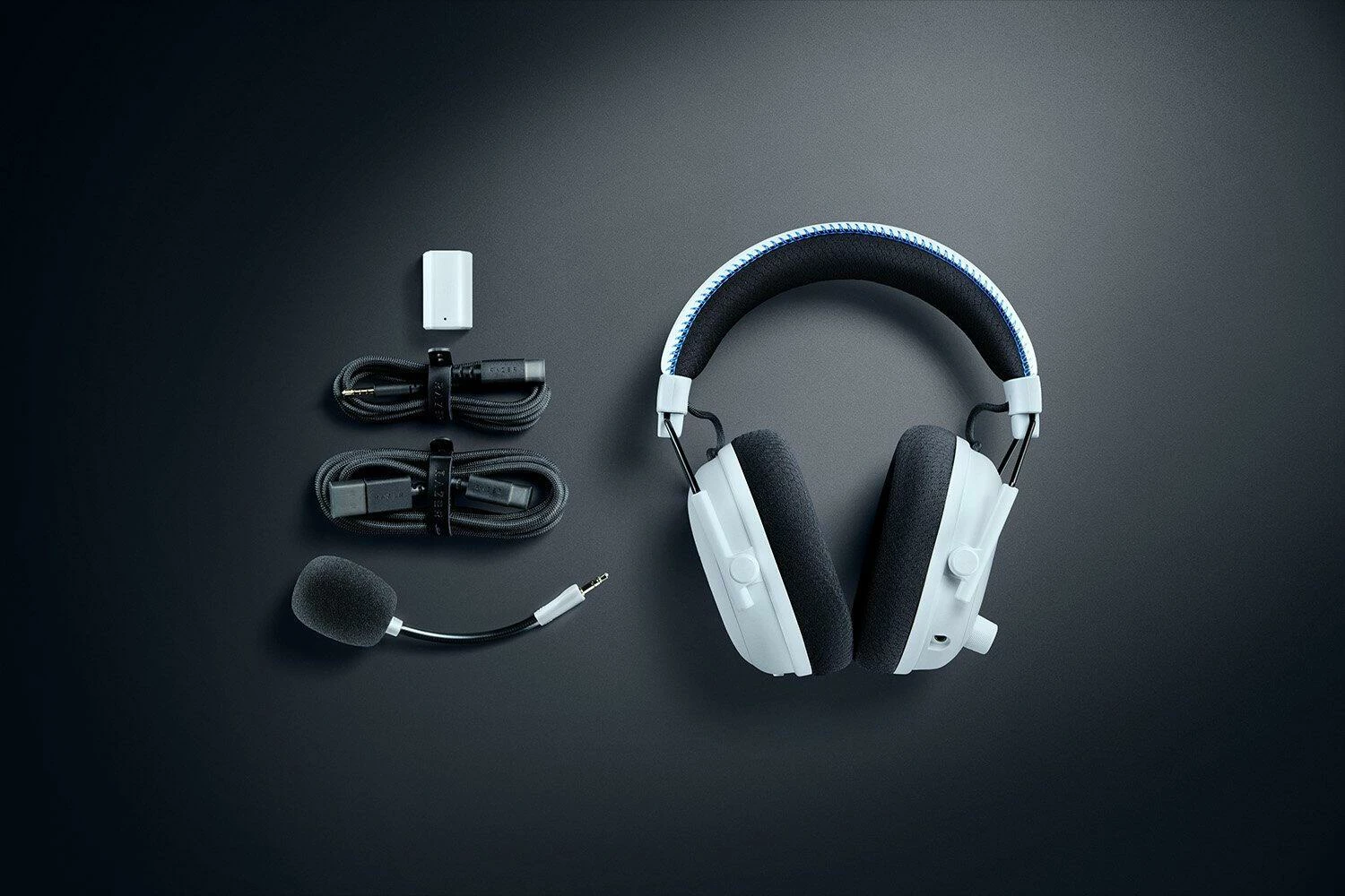 Kufje gaming Razer BlackShark V3 Pro RZ04-05400600-R3G1 për PlayStation, me mikrofon, me kabllo & pa kabllo, të bardha