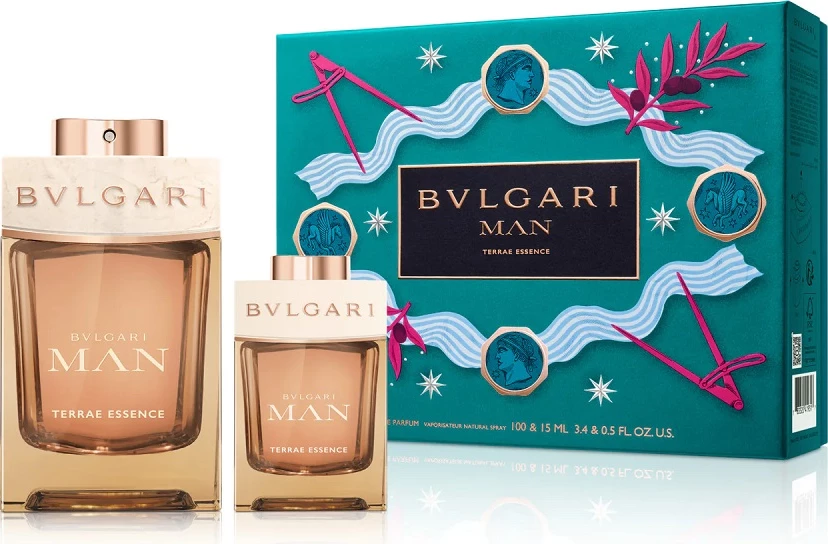 Eau de Parfum për meshkuj Bvlgari Man Terrae Essence set 100ml + 15ml
