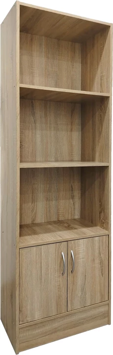 Raft librash Tekaro, ngjyrë sonoma, 57x33x180cm