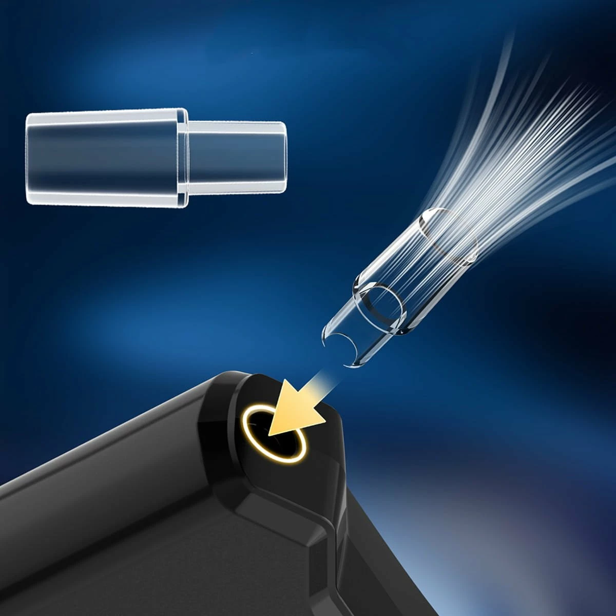 Alkotest digjital Zenwire MR806, 0.0–2.0‰, saktësi 0.01‰, me llambë dore, i zi, set 5 grykë