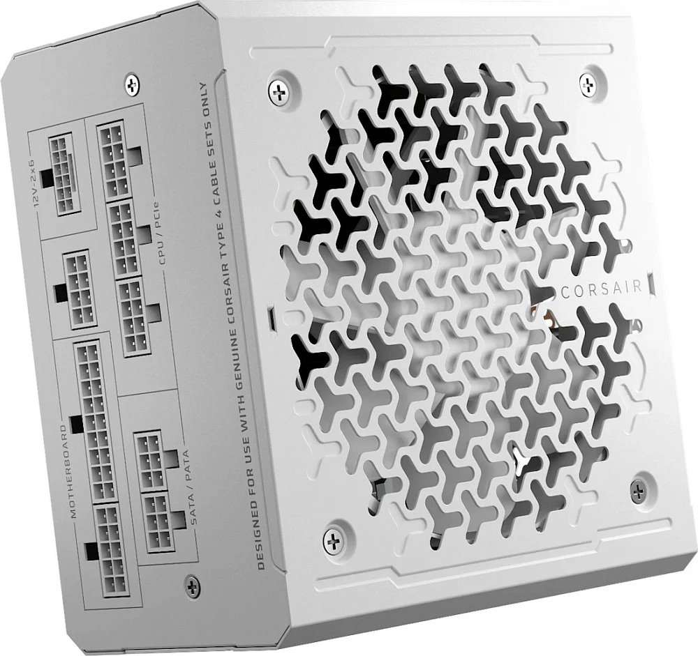 Furnizues rryme Corsair RMe Series RM1000e, 1000W, 80+ Gold, Fully Modular, ATX 3.1, PCIe 5.1, i bardhë