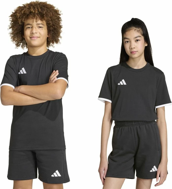 Maicë për fëmijë adidas Entrada 26 Tee, e zezë