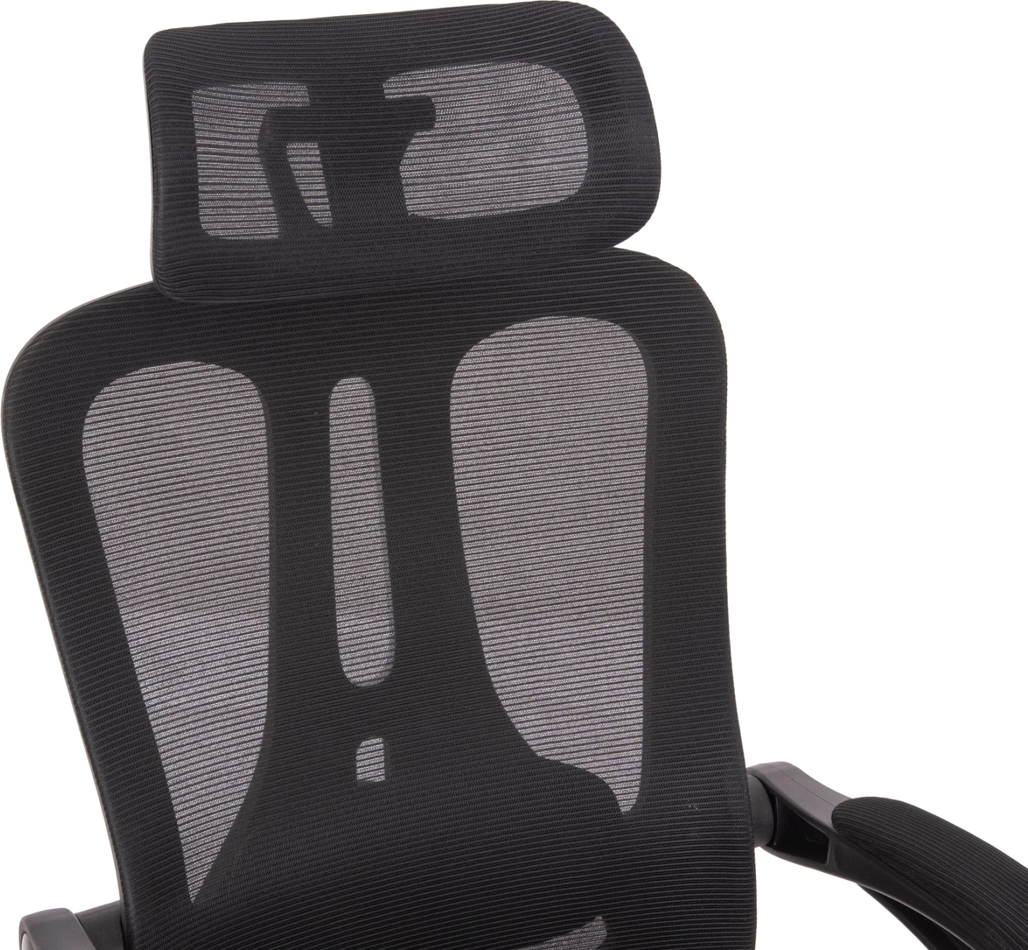 Karrige zyre BARNET, rrjetë e zezë, kornizë najloni, FH18258.01, 61x62x123cm