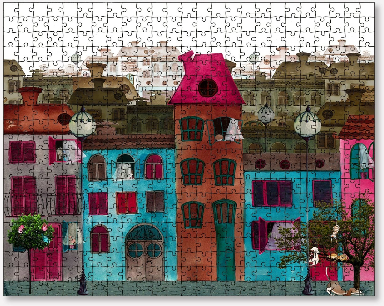 Puzzle 500 copa, Evila Originals, shumëngjyrësh, PZL_0177_500