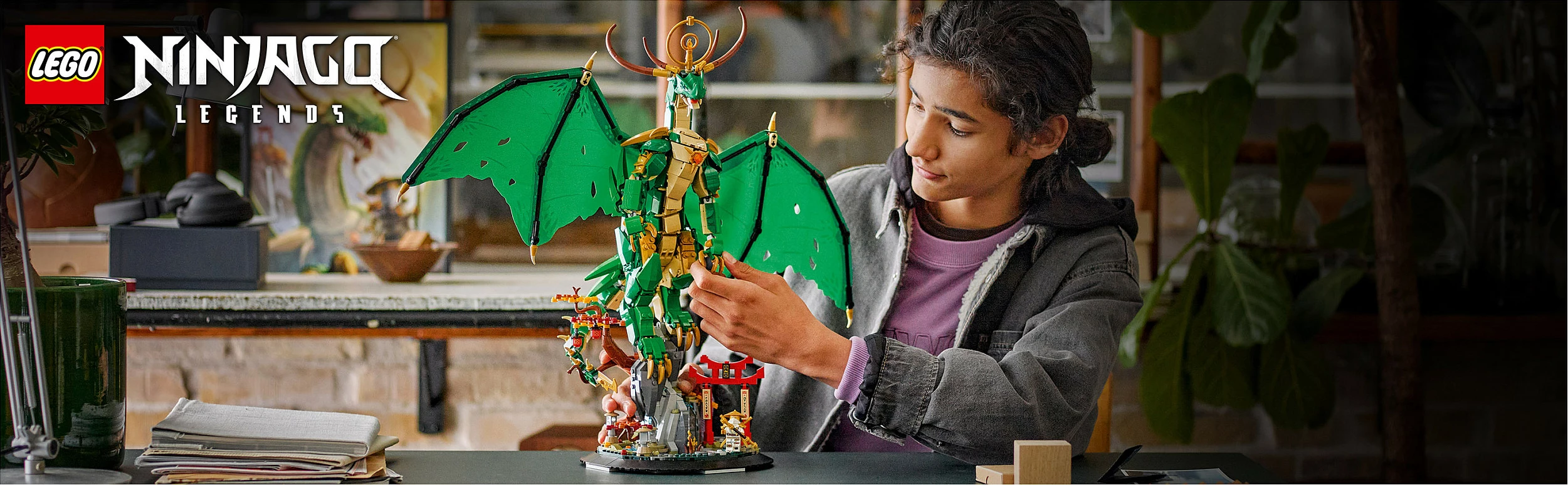 Set ndërtimi LEGO NINJAGO The Guardian Dragon 71847, 1650 copë, 14+, shumëngjyrësh