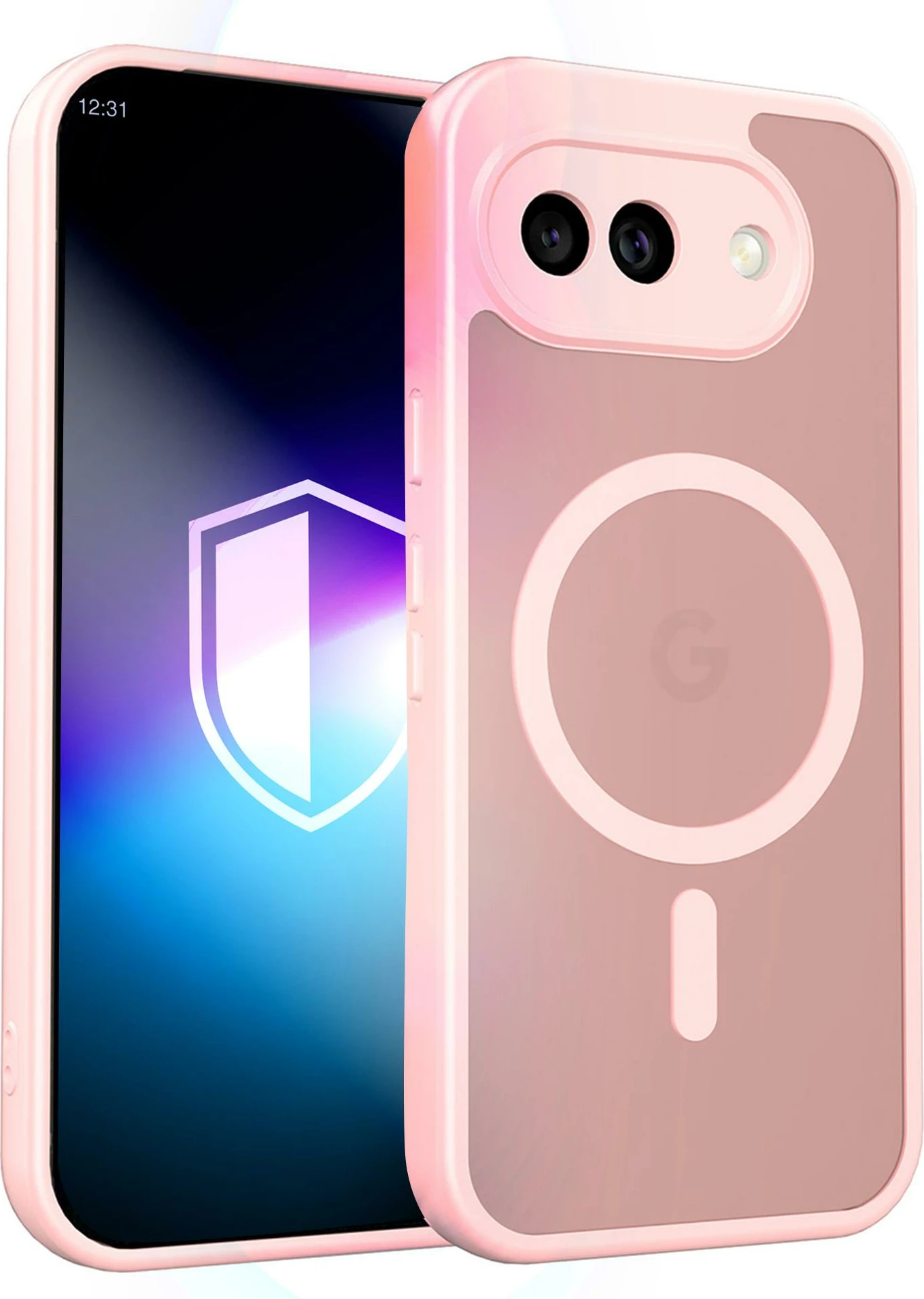 Mbështjellës 3mk Misty MagCase për Google Pixel 10A, kompatibil me MagSafe, Rozë, në kuti
