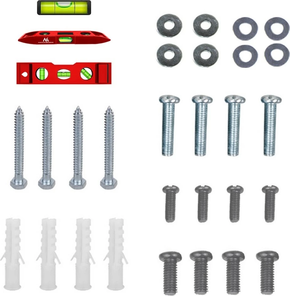 Mbajtëse muri për TV Maclean MC-413, 32-80 inç, 45 kg, VESA 600x400, e zezë