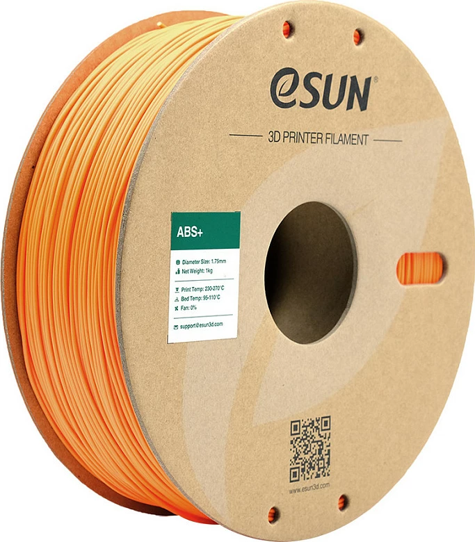 Filament 3D eSun ABS+ 1.75mm 1kg, portokalli