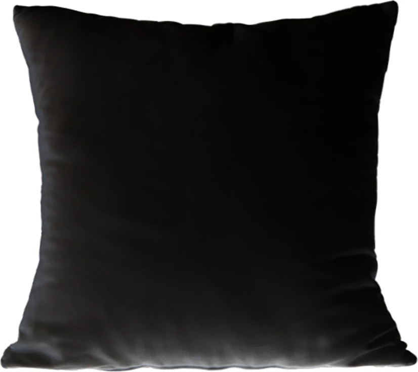 Jastëk dekorativ Blossom, kadife, ngjyrë e zezë dhe ari, 45x45cm