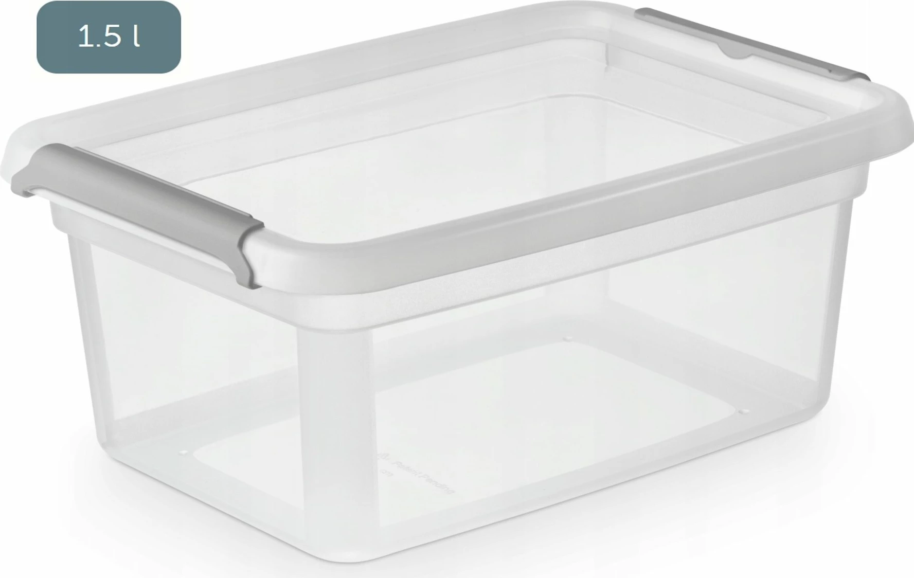Kuti ruajtëse Moxom BaseStore 1.5L 140x190x90 mm, transparente