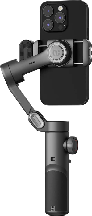 Gimbal për celular AOCHUAN Smart XE, stabilizim 3-aksësh, AI sensor, bateri 2600 mAh, set me tripod, i zi