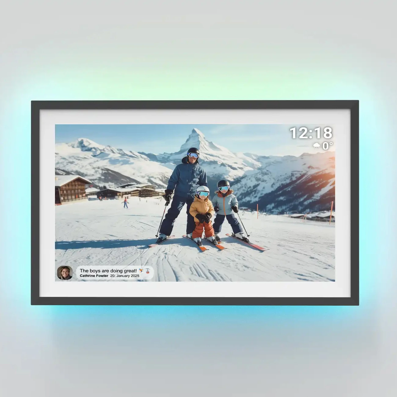 Kornizë digjitale Denver Frameo PFF-1081, 10.1", 16 GB, e zezë
