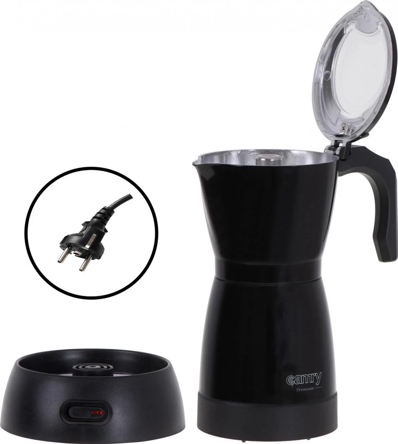 Makina për kafe elektrike Camry CR 4415B, ngjyrë e zezë