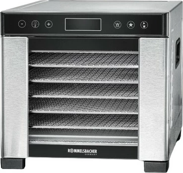 Dehidratues ushqimi Rommelsbacher DA 650, LCD, 600 W, Ngjyrë e zezë