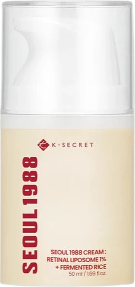 Krem fytyre për femra K-SECRET Seoul 1988 Retinal Liposome 1% + Fermented Rice Firming Cream, 50ml