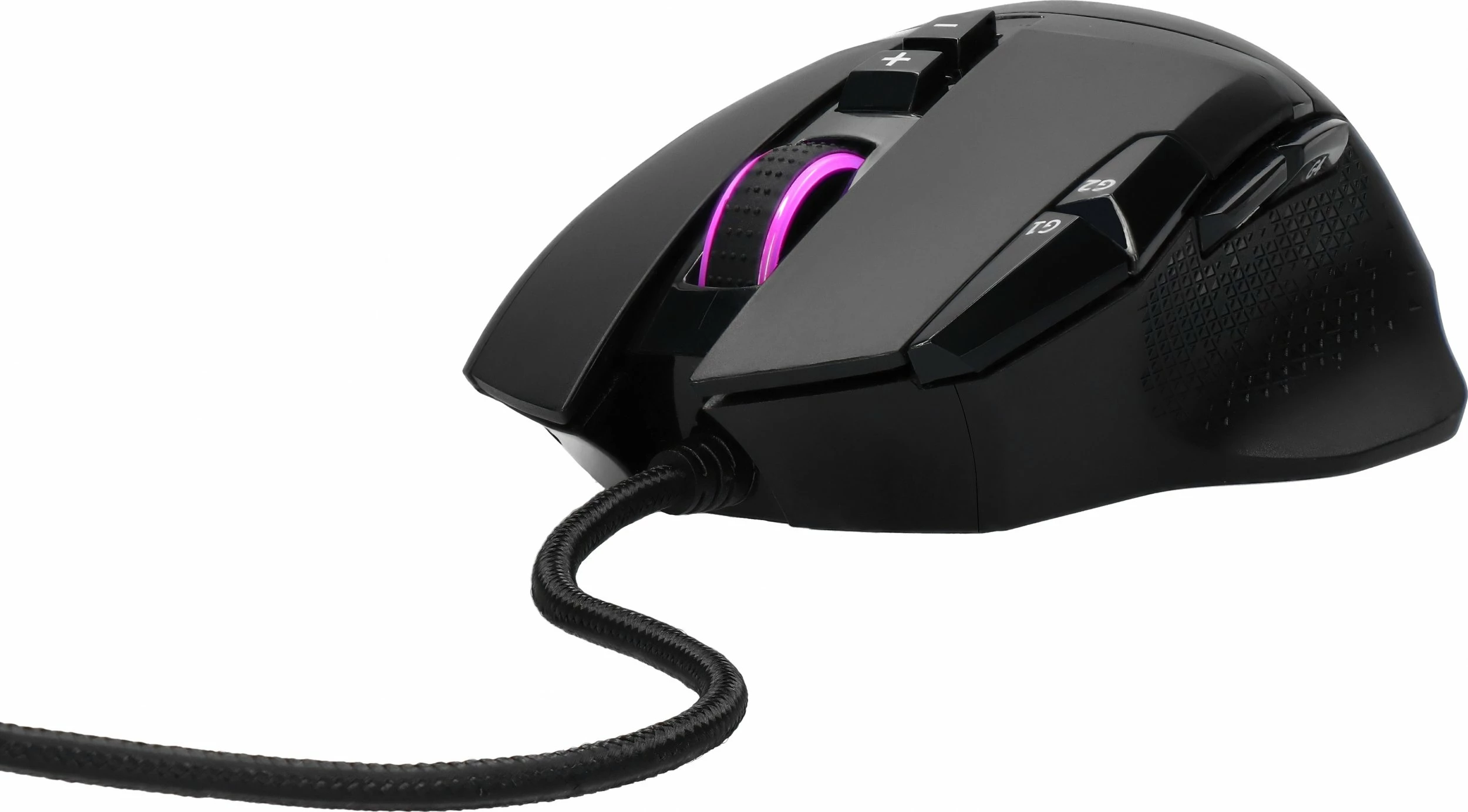 Maus gaming PREYON Falcon PFG27B, 12400 DPI, 9 butona, USB me kabllo, RGB, i zi