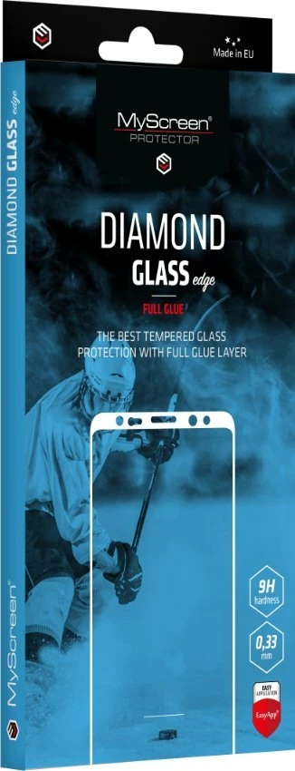 Xham i temperuar MyScreen Protector DIAMOND GLASS Edge për Samsung Galaxy S25 Ultra, 9H, full glue, 0.33 mm, i zi
