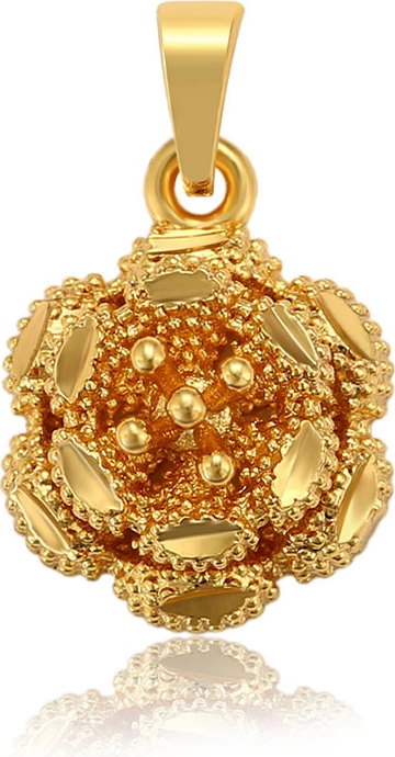 Varëse e praruar në ari 24 karatësh lule V24KLR, ari/rozë