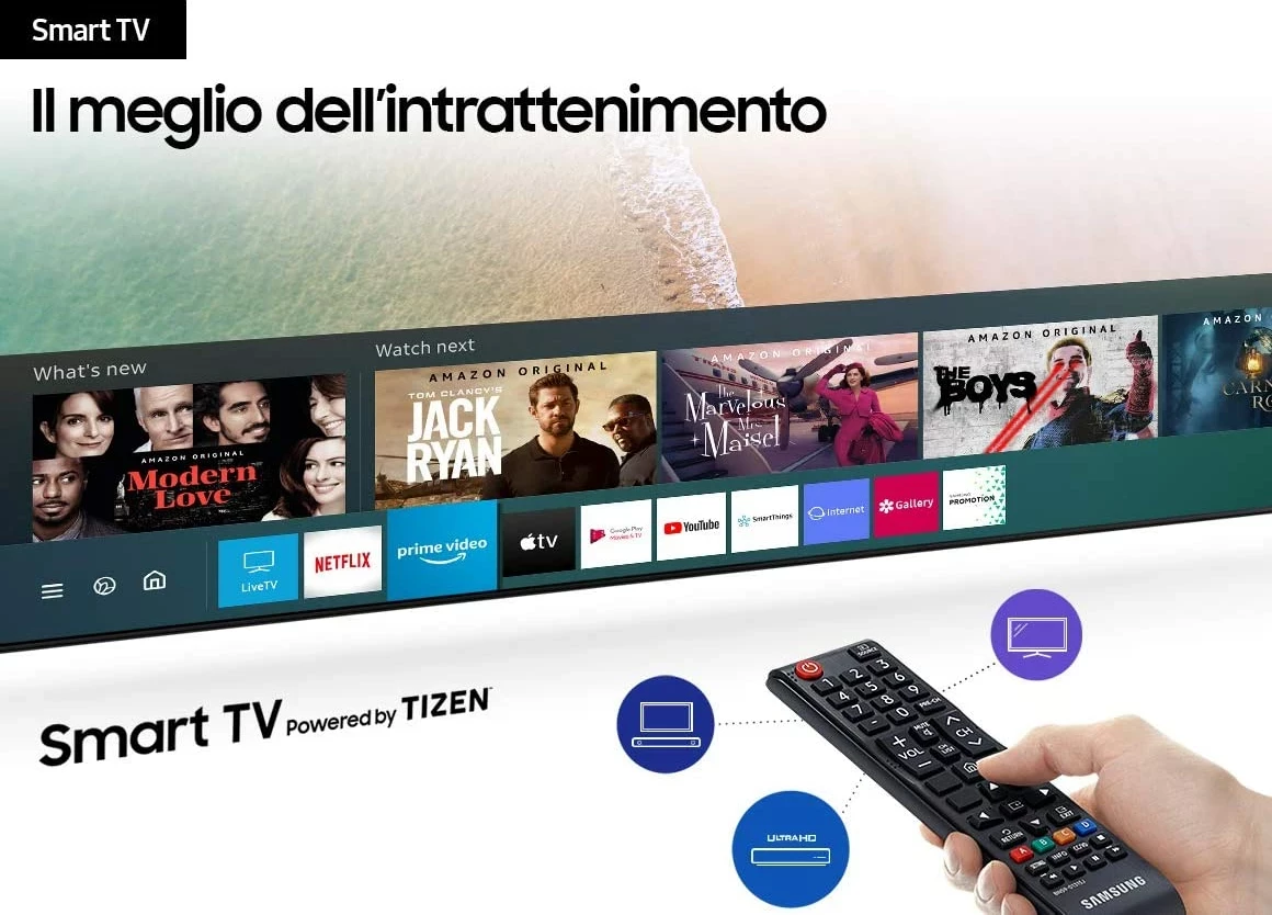 Televizor Samsung 32T4302 Smart TV 32" LED, Ngjyrë e zezë