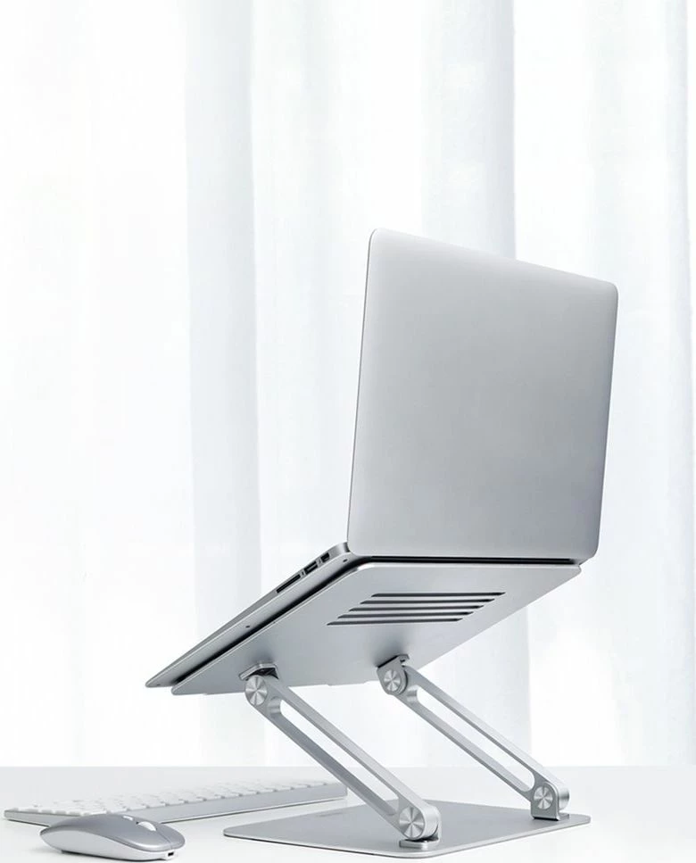 Mbajtëse laptopi Nillkin ProDesk, për 11–17\", alumini, rregullim lartësie dhe këndi, e palosshme, argjendtë