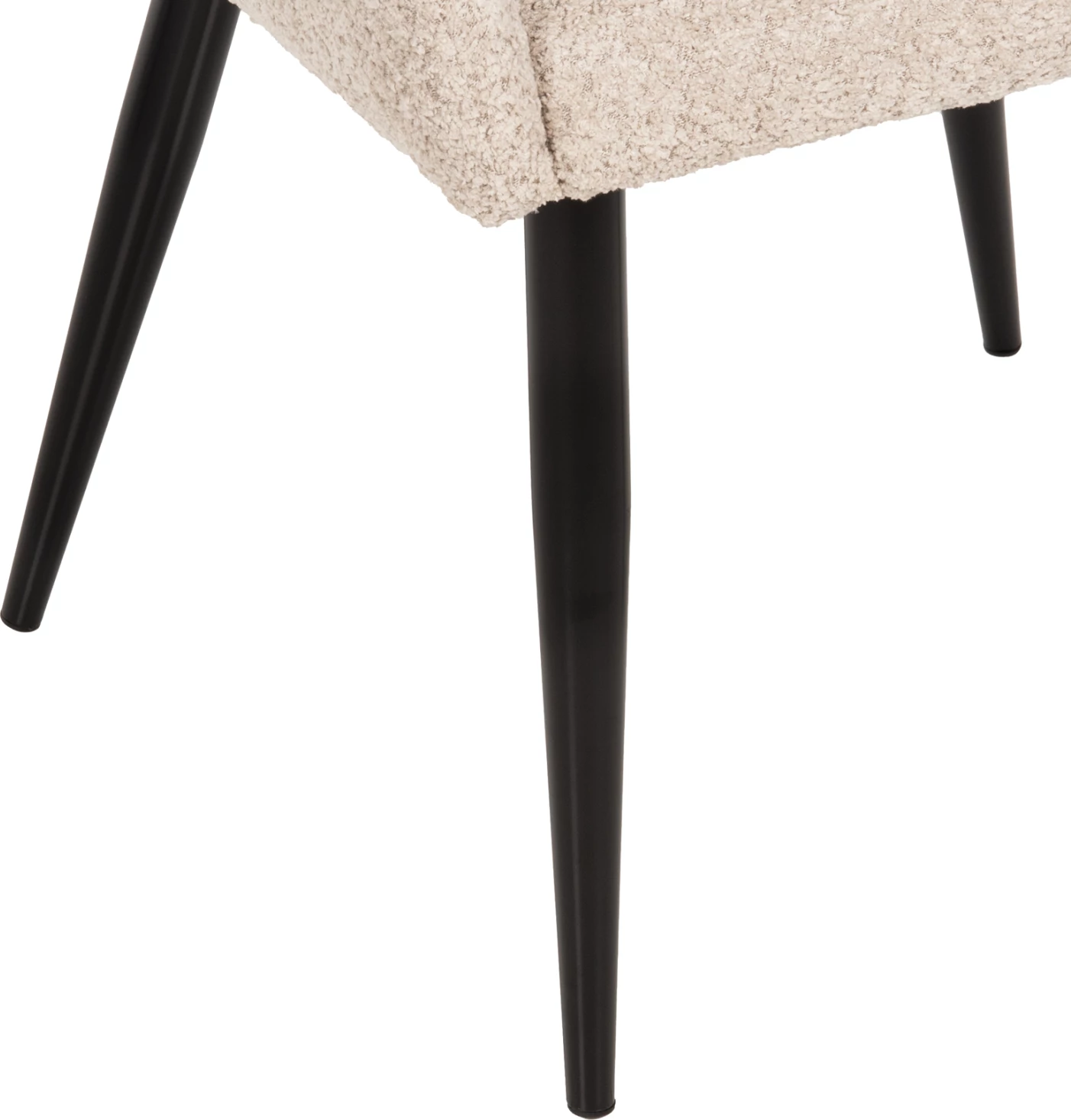 Tavolinë me karrige, 7 pjesë, FH21046, sipërfaqe qeramike, 6 karrige ngjyrë ecru