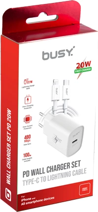 Busy Mbushes Per Prize Type-C to Iphone  20W