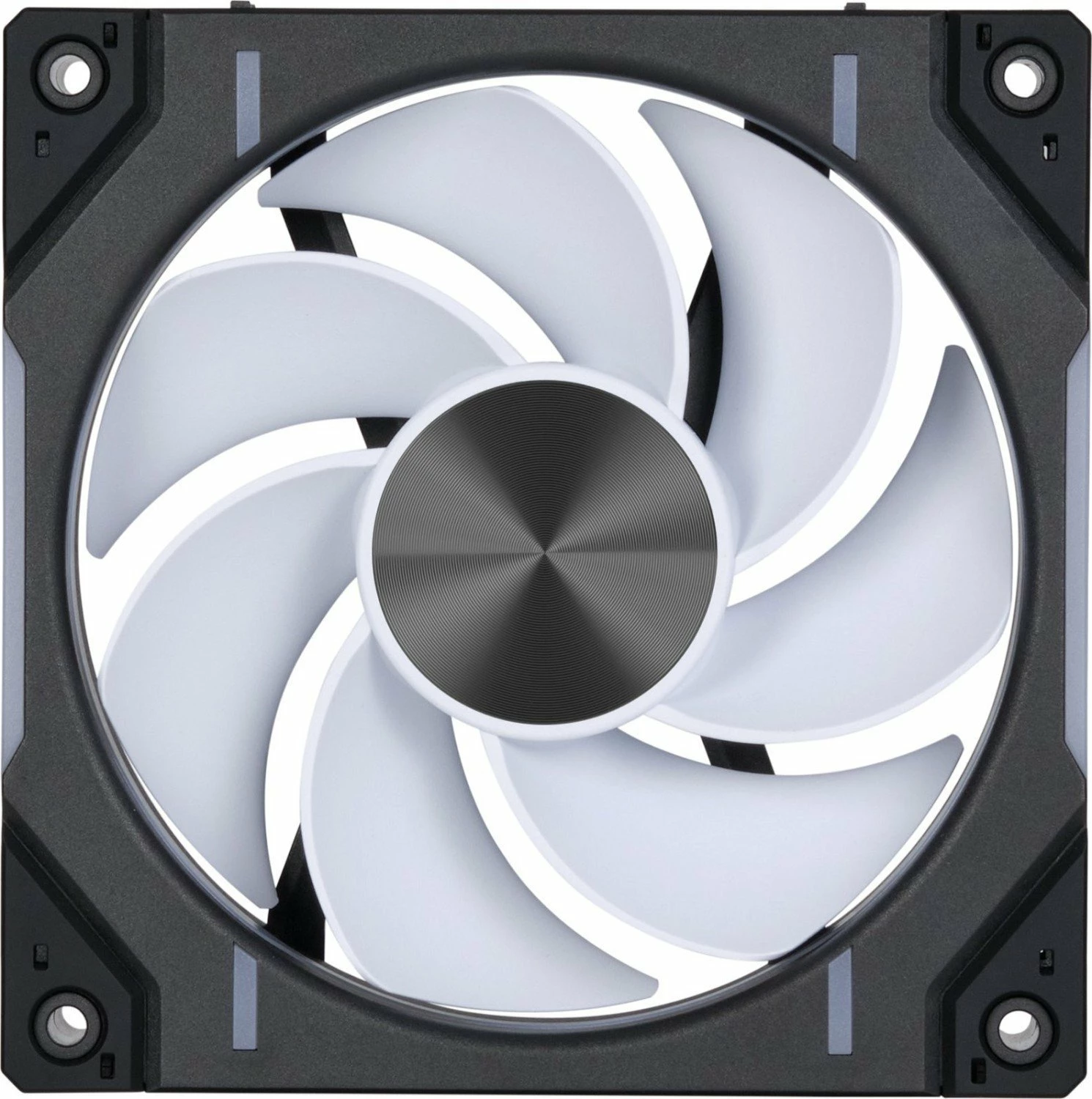 Ventilator PC Phanteks D30-120 PH-F120D30R_DRGB_PWM_BK01, 120mm, PWM 4-pin, D-RGB, 30mm, i zi/bardhë, 1 copë