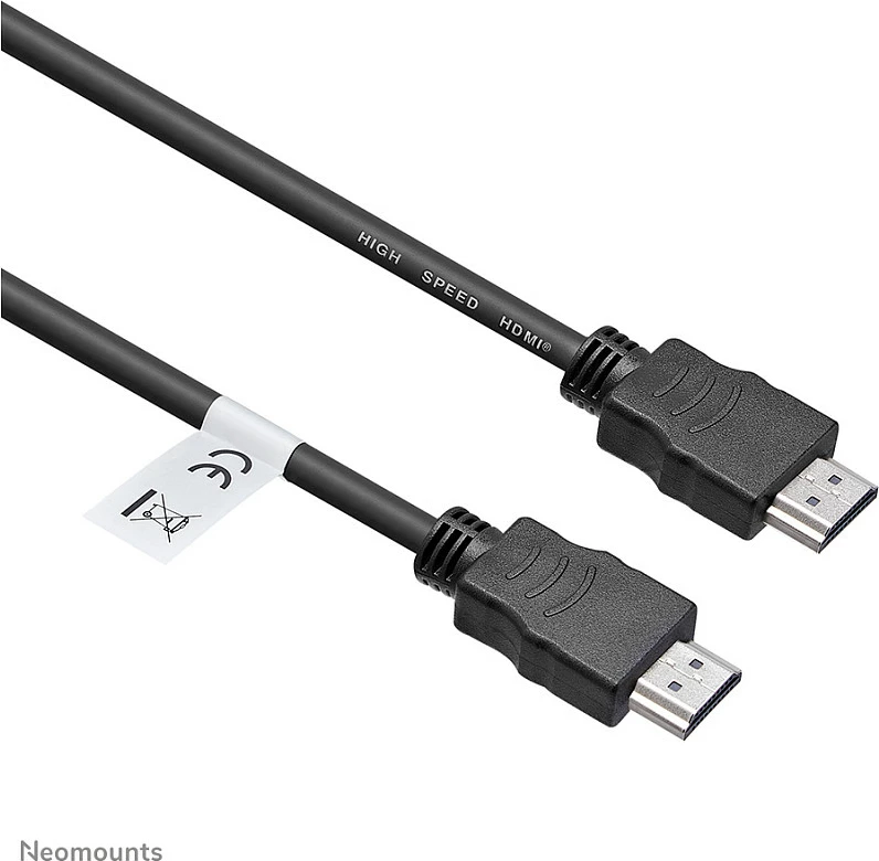 Kabllo HDMI Neomounts HDMI15MM, 5 m, 10.2 Gbit/s, e zezë