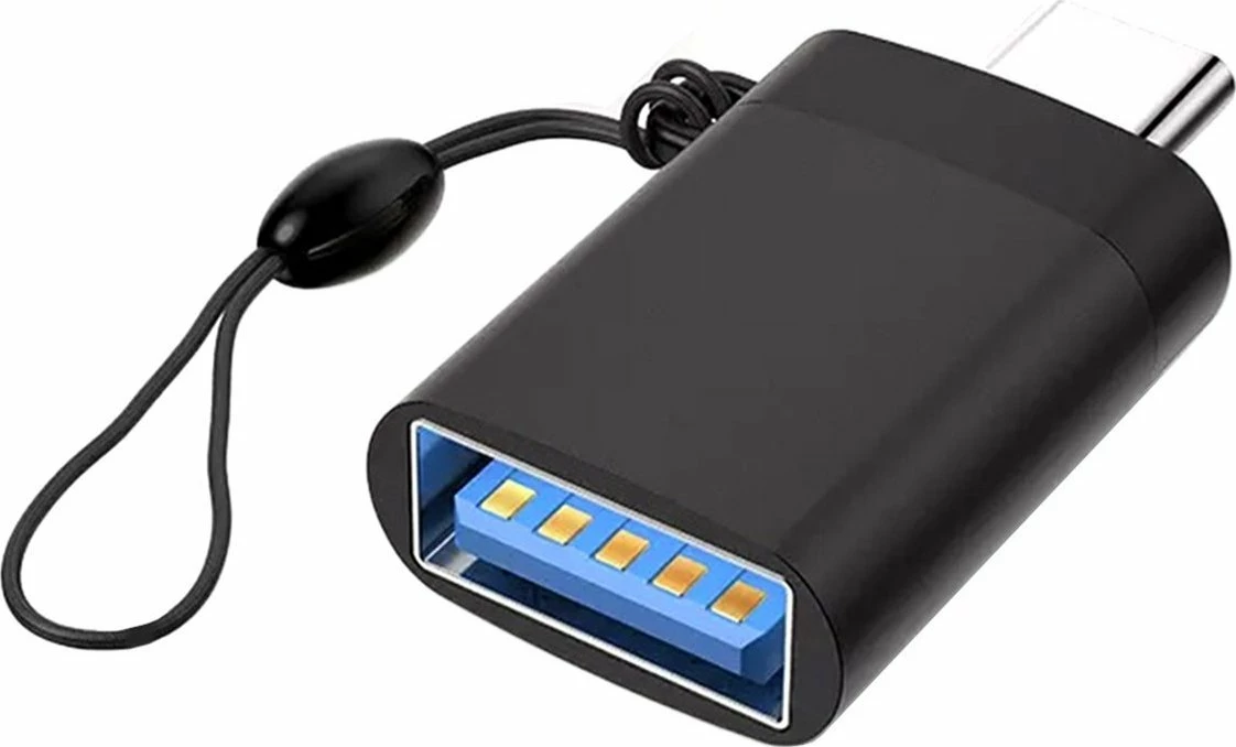 Adapter USB ATL AK56 USB-A në USB-C, OTG, USB 3.0, i zi