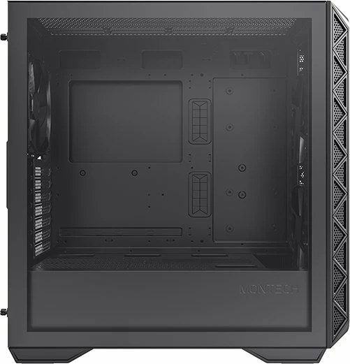 Kasë Montech AIR 903 Base Midi Tower ATX/e-ATX, USB Type-C, e zezë