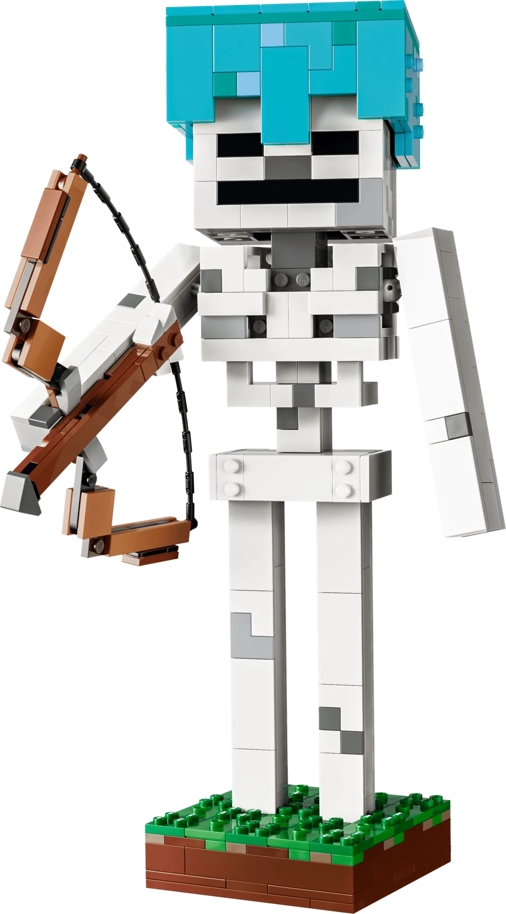 Set ndërtimi LEGO Minecraft The Skeleton 21594, 434 copë, figurë e lëvizshme 23 cm