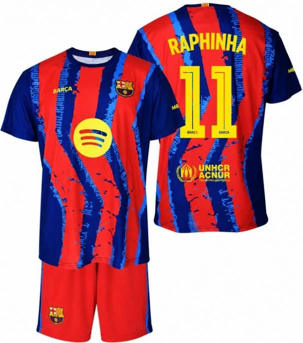 Set fanellë-shorce FC Barcelona Raphinha BC59ER junior