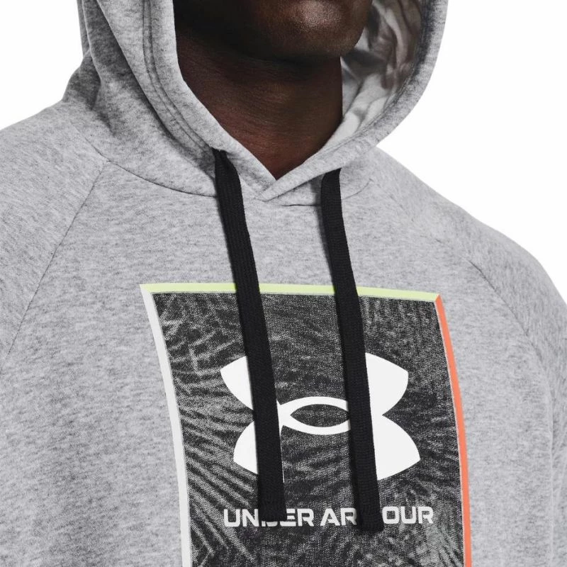 Duks për meshkuj Under Armour UA Rival Flc Graphic, gri