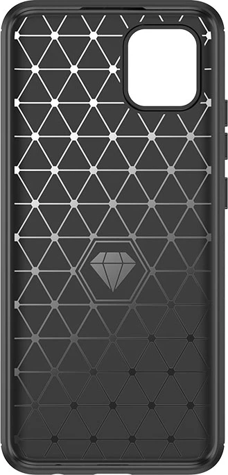 Mbështjellës Hurtel Carbon Case për Samsung Galaxy A03s, i zi