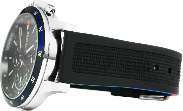 Orë dore për meshkuj Tommy Hilfiger, e zezë