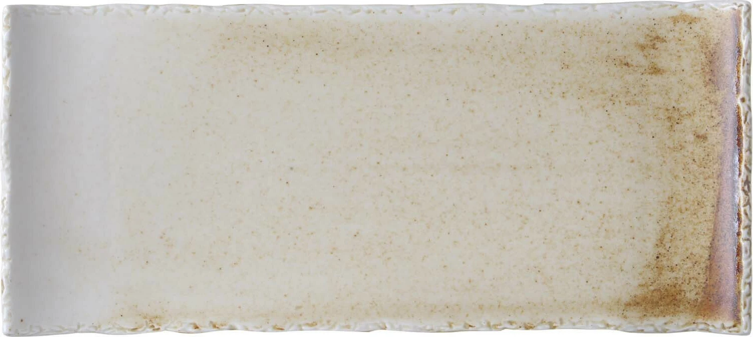 Pjatë drejtkëndëshe Fine Dine Constancy 260x115 mm, kafe, set 3 copë