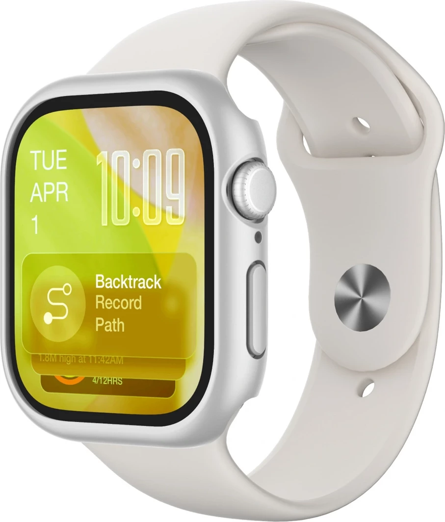 Mbështjellës smartwatch, AmazingThing, për Apple Watch Series 11 46mm - Argjend