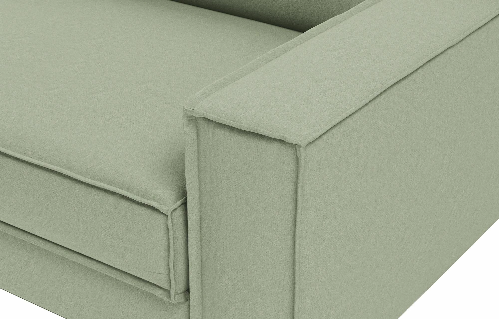 Fotelje një vendi, ngjyrë jeshile deti, këmbë dru arre, Atelier del Sofa, Sparrow 1