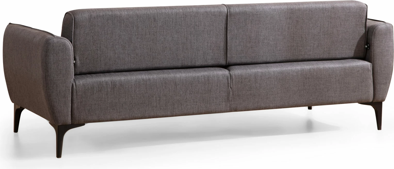 Divan treshe, ngjyrë gri e errët, Atelier del Sofa, Belissimo