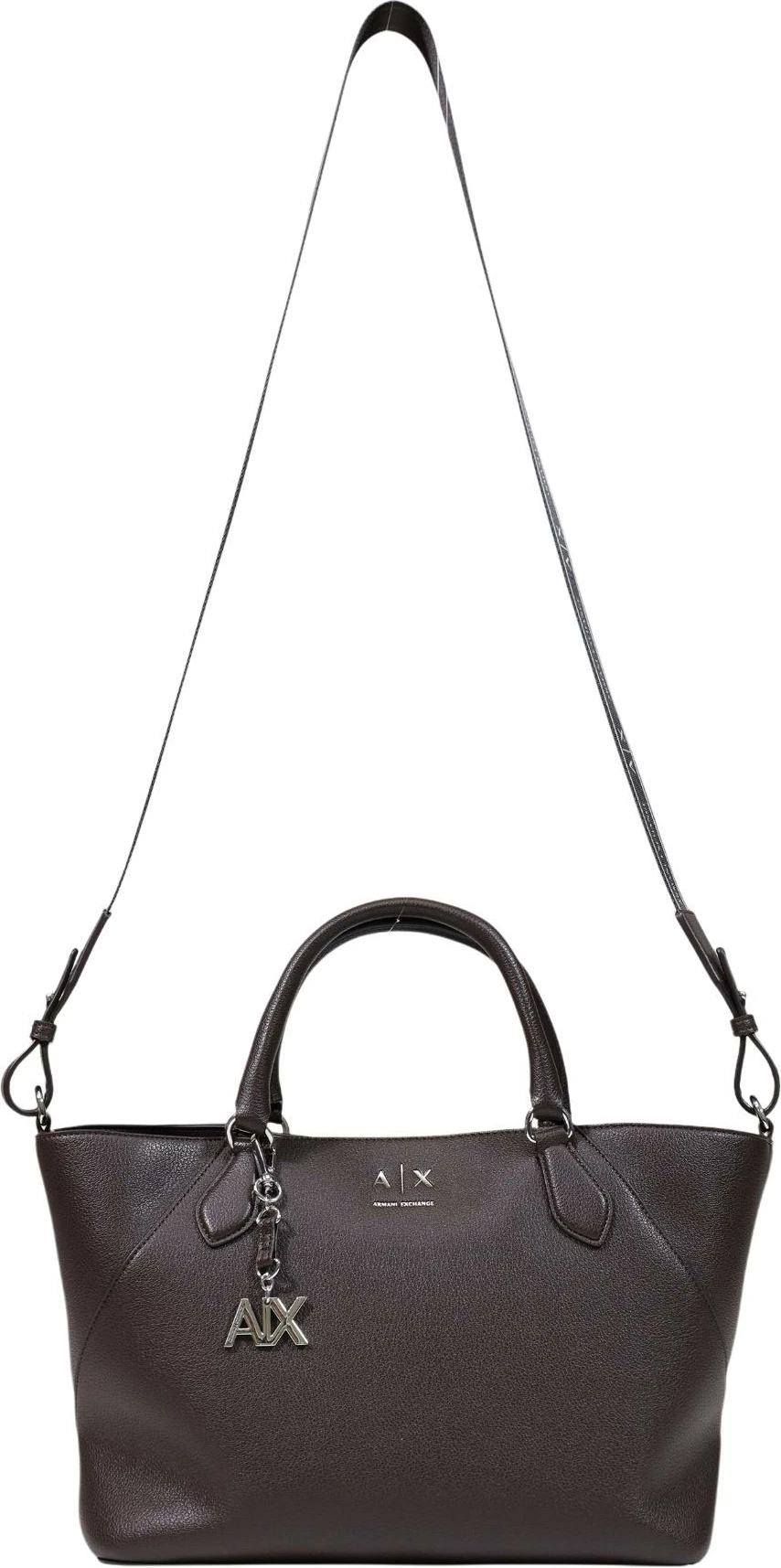 Çantë shopper për femra Armani Exchange XW003086 AF26569, kafe e errët