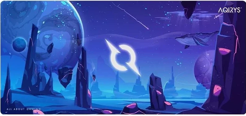 Mauspad Aqirys Kraken Extra Large 900x400, ngjyrë blu