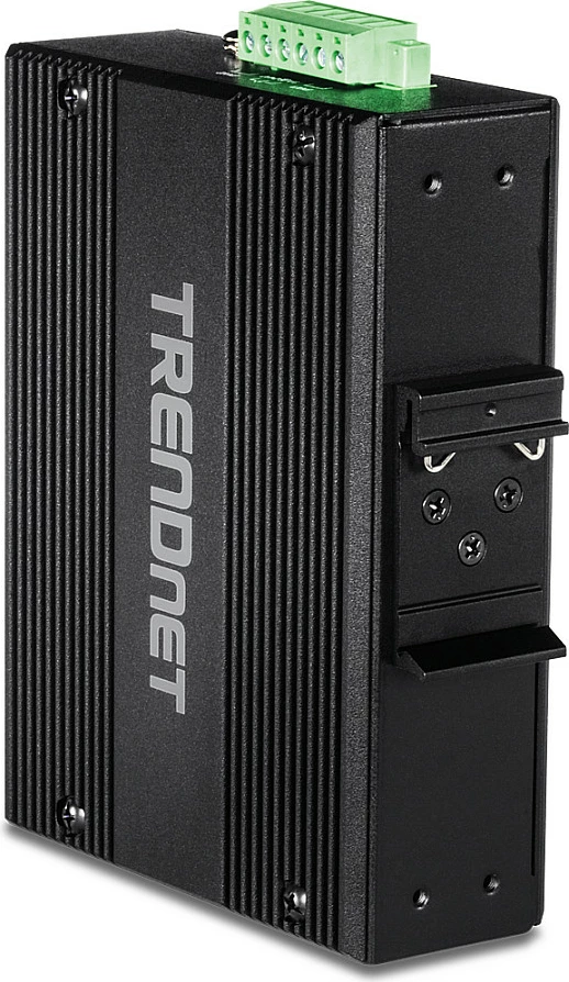 Switch industrial TRENDnet TI-PG80B, 8x Gigabit PoE+ (200W), DIN-rail/Wall, IP30, i zi